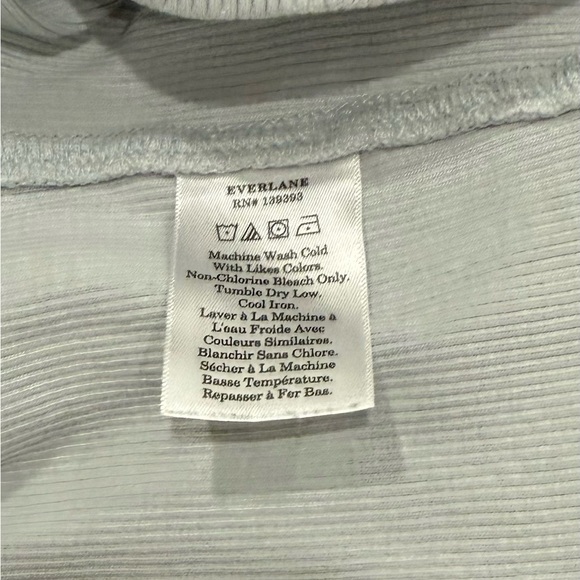 The "90's Rib Tee" from Everlane Cropped Organic Cotton Size Large - Picture 5 of 8